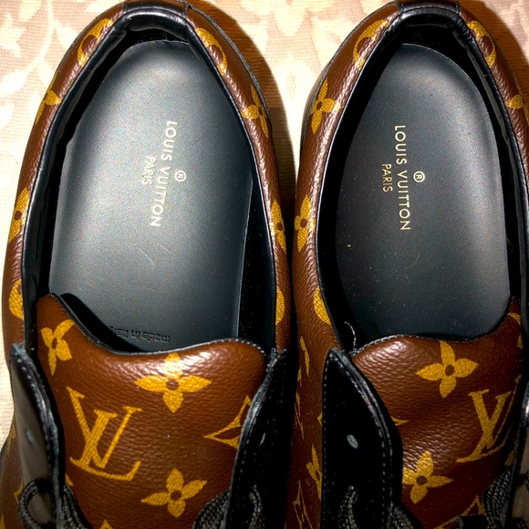 REAL LOUIS VUITTON BRAND New !! Only worn once ! Tennis shoes size 13 - Picture 4 of 9